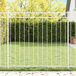 Element ogrodzenia Assen Biały 170 x 120 cm Stal