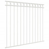 Element ogrodzenia Assen Biały 170 x 120 cm Stal