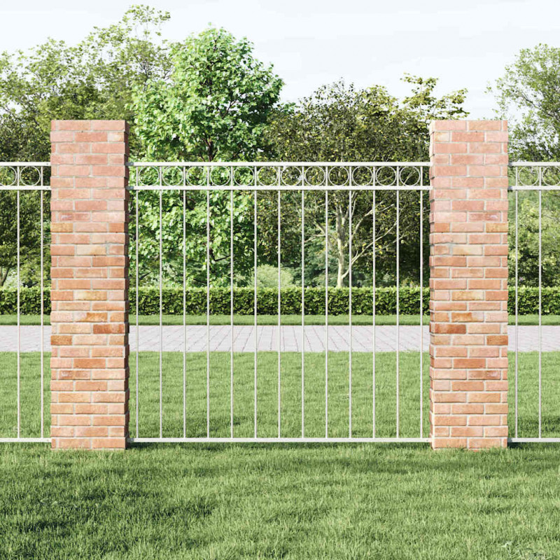 Element ogrodzenia Assen Biały 170 x 150 cm Stal