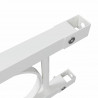 Element ogrodzenia Assen Biały 170 x 150 cm Stal