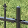 Ogrodzenie Ogrodowe Woerden Szary 240 x 115 cm
