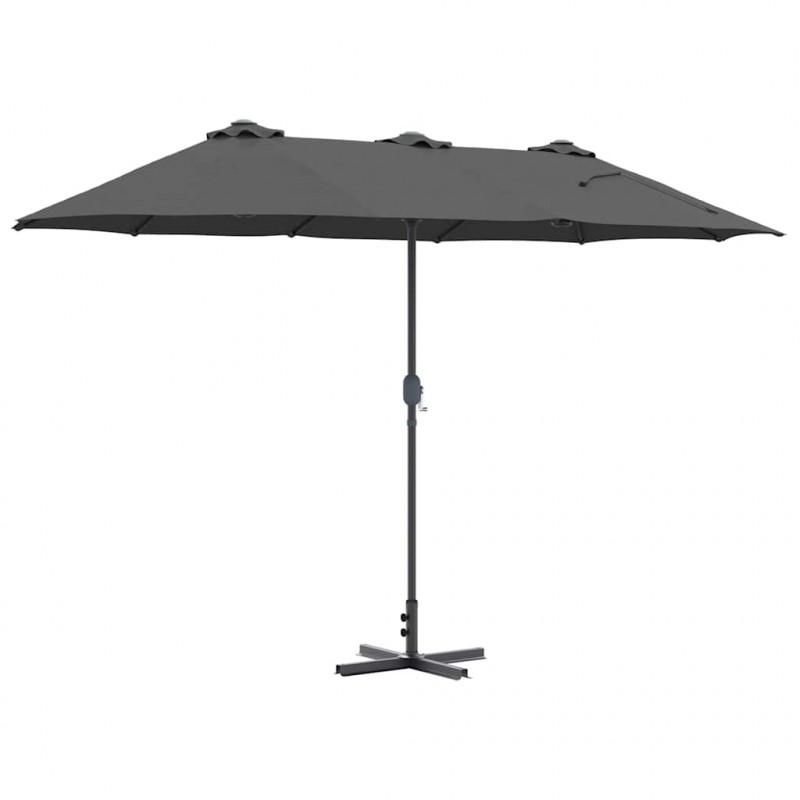 Parasolka ogrodowa Antracyt 370 x 197 x 239 cm