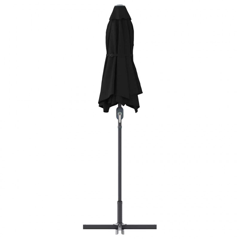 Parasolka ogrodowa Czarny 370 x 197 x 239 cm