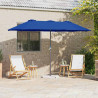 Parasolka ogrodowa Niebieski azur 370 x 197 x 239 cm