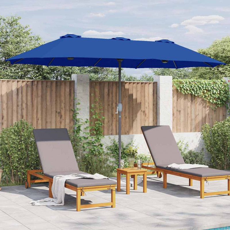 Parasolka ogrodowa Niebieski azur 370 x 197 x 239 cm