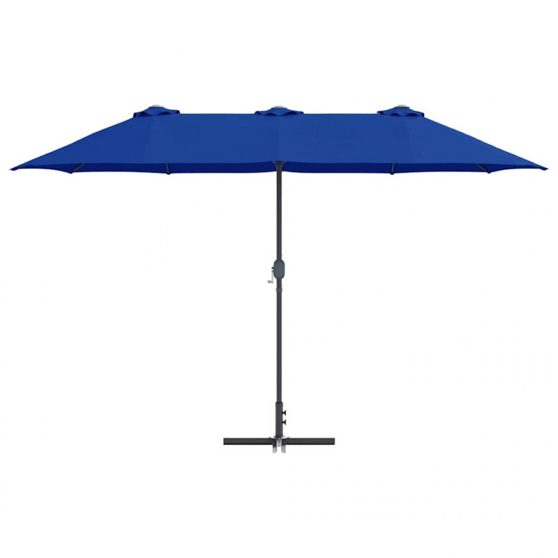 Parasolka ogrodowa Niebieski azur 370 x 197 x 239 cm