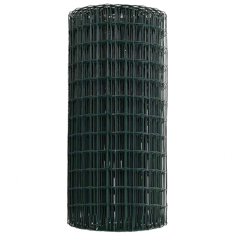 Ogrodzenie Euro Zielony 0,4 x 10 m Żelazo pokryte PVC