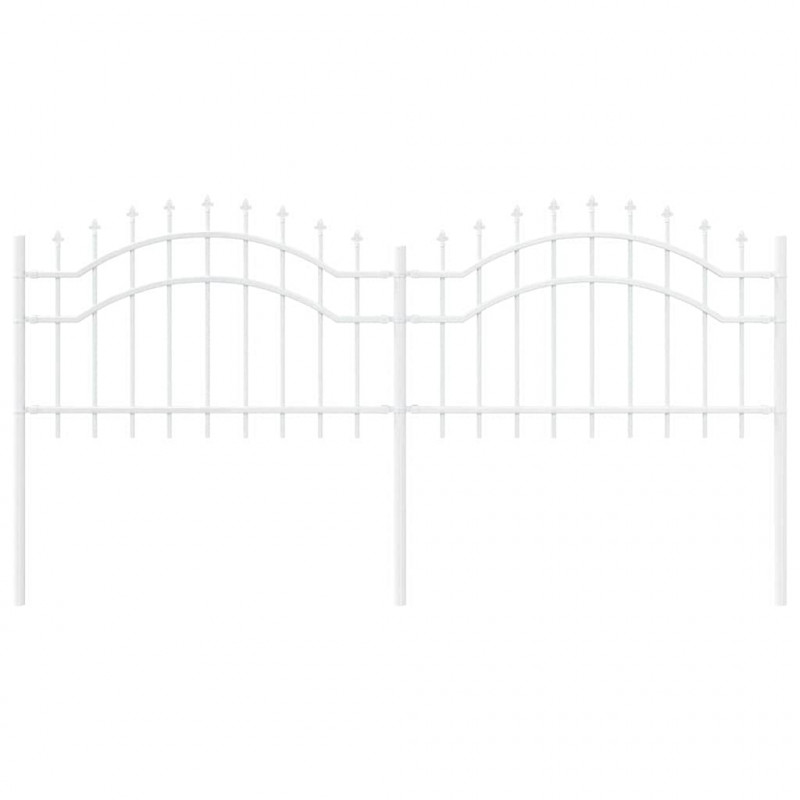 Ogrodzenie Ogrodowe Woerden Biały 240 x 115 cm