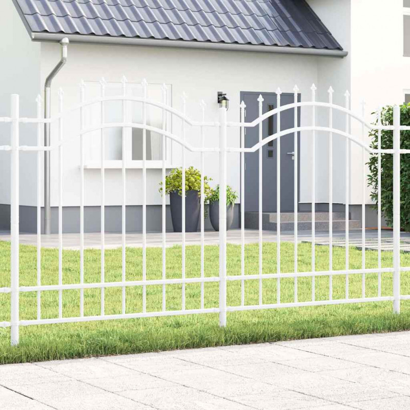 Ogrodzenie Ogrodowe Woerden Biały 240 x 165 cm