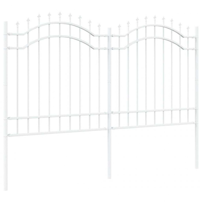 Ogrodzenie Ogrodowe Woerden Biały 240 x 165 cm