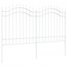 Ogrodzenie Ogrodowe Woerden Biały 240 x 165 cm