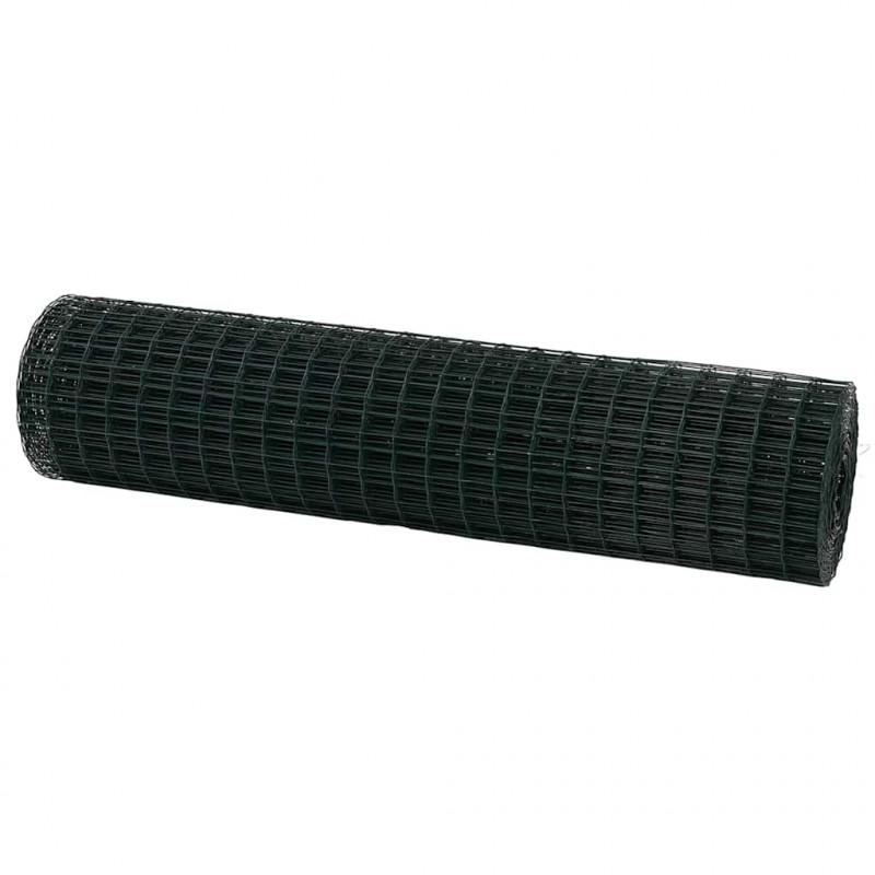 Ogrodzenie Euro Zielony 1,4 x 10 m Żelazo pokryte PVC