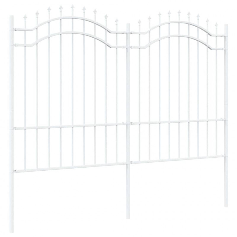 Ogrodzenie Ogrodowe Woerden Biały 240 x 190 cm