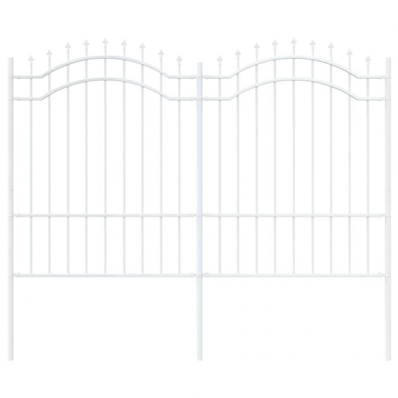 Ogrodzenie Ogrodowe Woerden Biały 240 x 190 cm