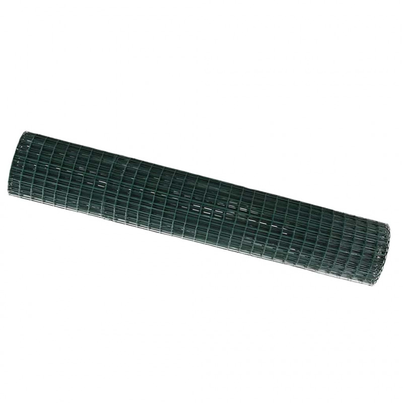 Ogrodzenie Euro Zielony 1,6 x 10 m Żelazo pokryte PVC