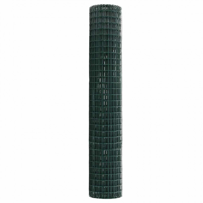 Ogrodzenie Euro Zielony 1,6 x 10 m Żelazo pokryte PVC