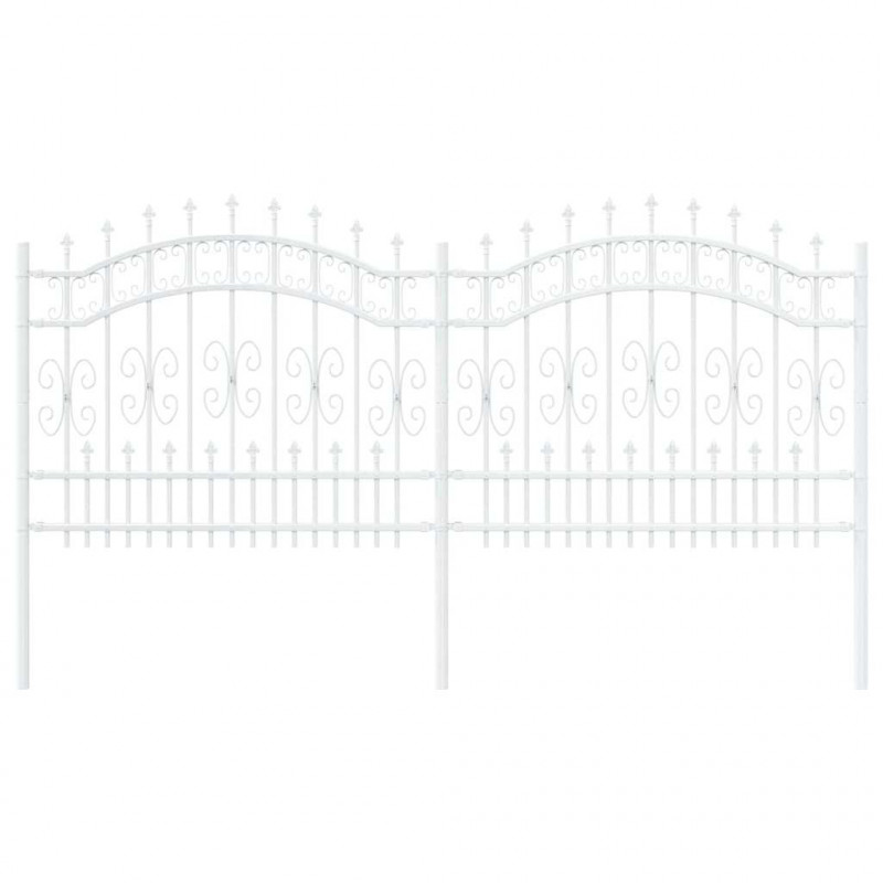 Ogrodzenie Ogrodowe Kampen Biały 240 x 140 cm