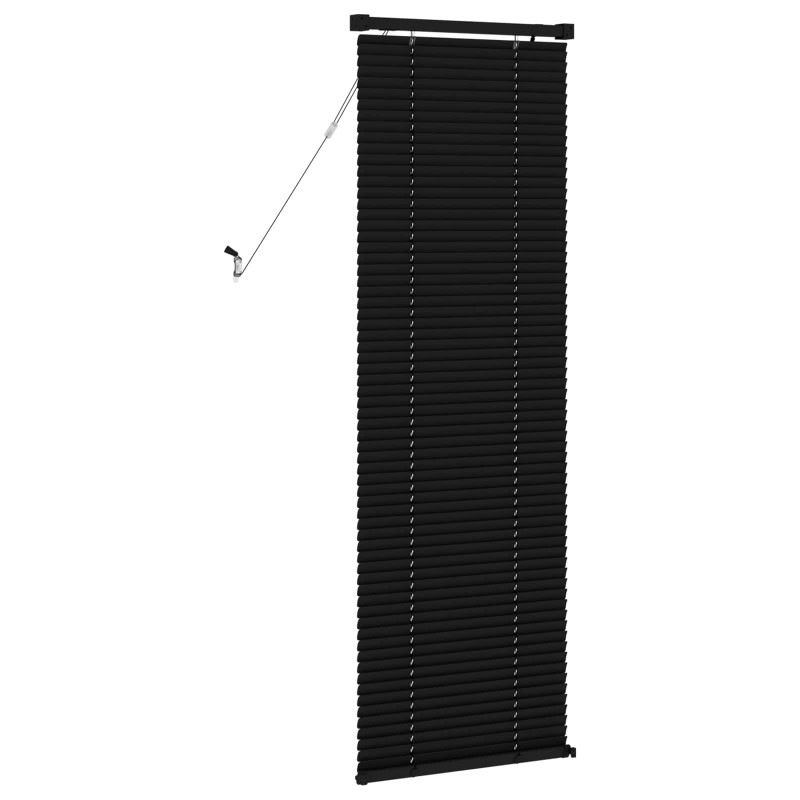 Żaluzja wenecka Z regulacją Czarny 150 x 50 cm PVC