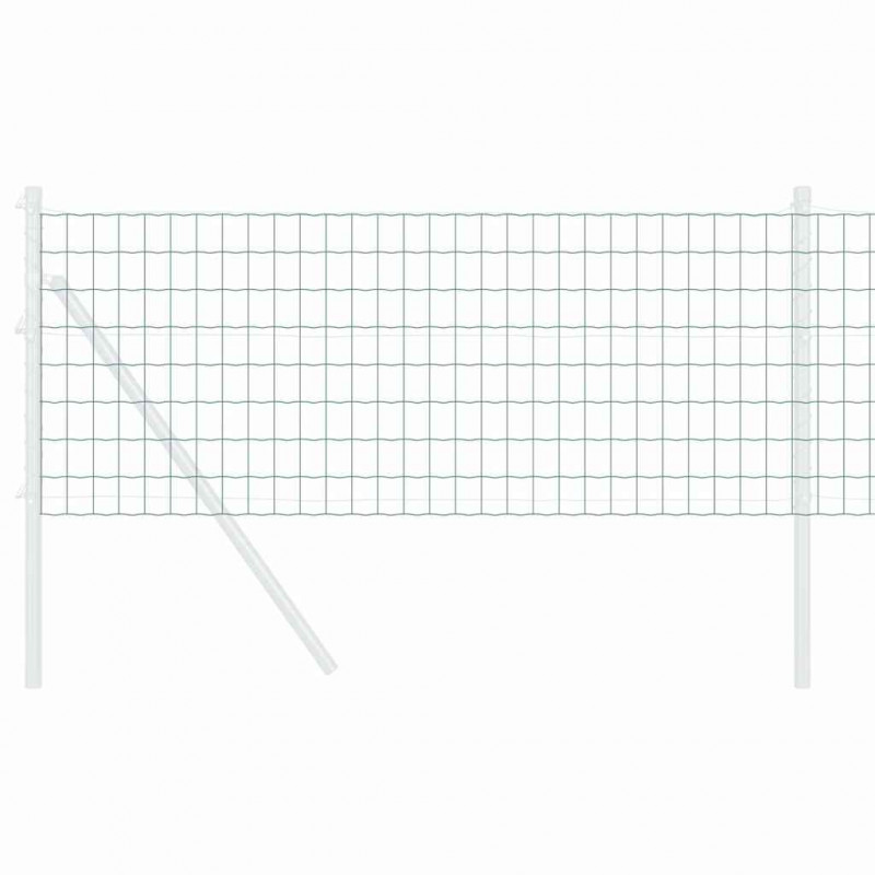 Ogrodzenie Euro Zielony 0,4 x 10 m Żelazo pokryte PVC
