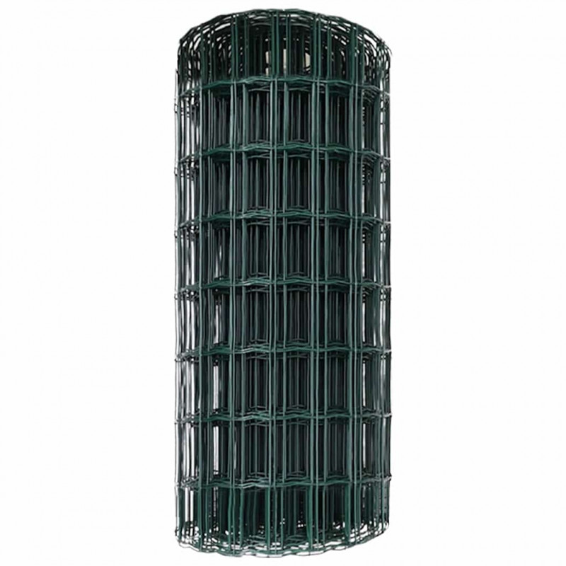 Ogrodzenie Euro Zielony 0,4 x 10 m Żelazo pokryte PVC
