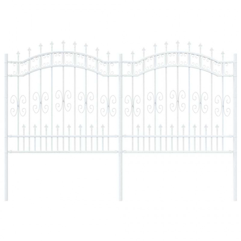 Ogrodzenie Ogrodowe Kampen Biały 240 x 166 cm