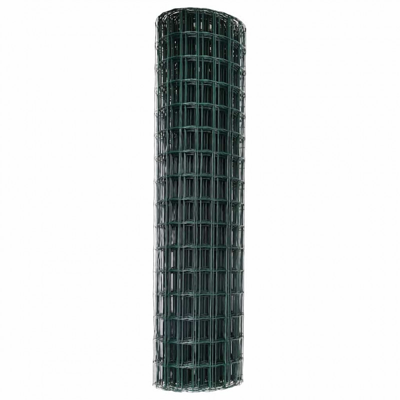Ogrodzenie Euro Zielony 1 x 10 m Żelazo pokryte PVC