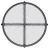 Zestaw Bistro Ogrodowego 3 pcs Szary Stal