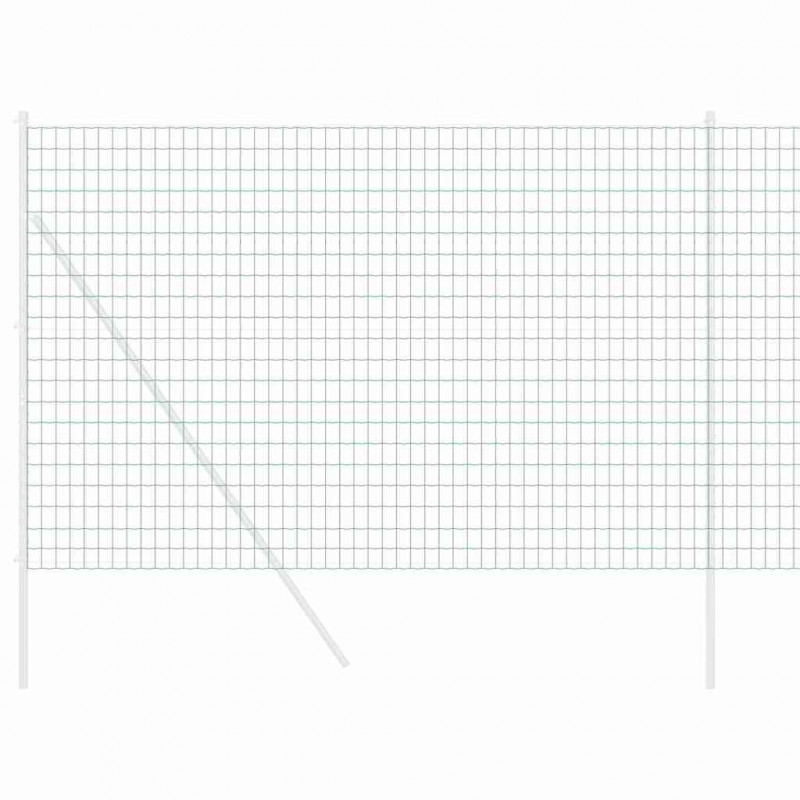 Ogrodzenie Euro Zielony 1,6 x 10 m Żelazo pokryte PVC