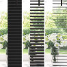 Żaluzja wenecka Z regulacją Czarny 150 x 100 cm PVC