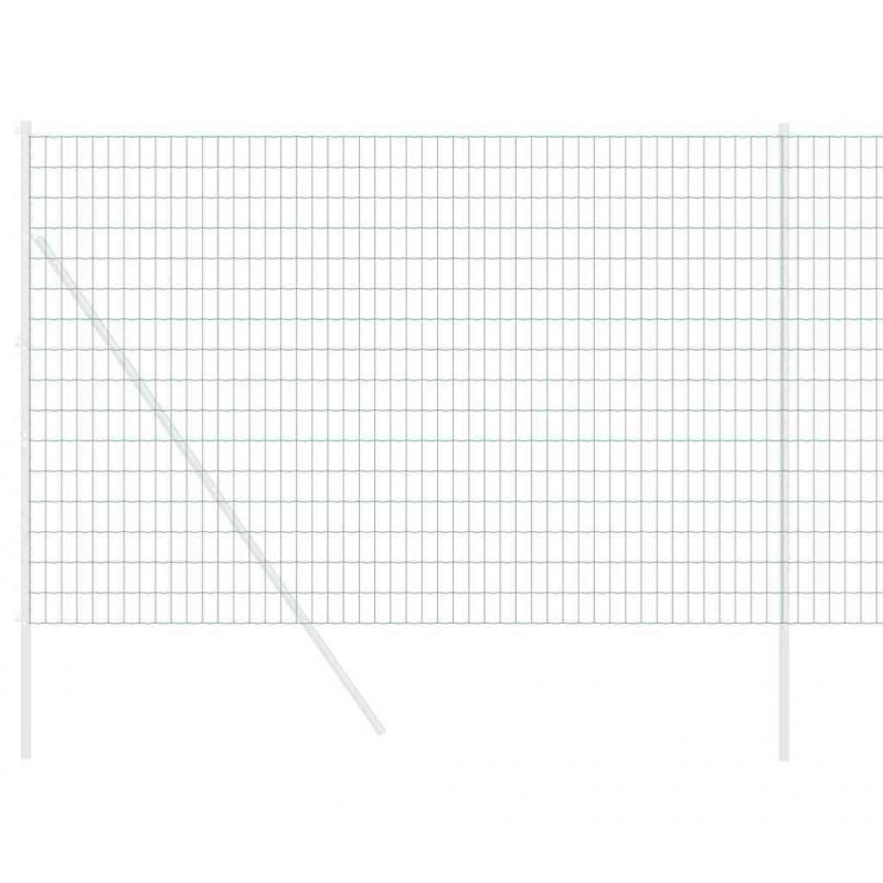 Ogrodzenie Euro Zielony 1,5 x 10 m Żelazo pokryte PVC
