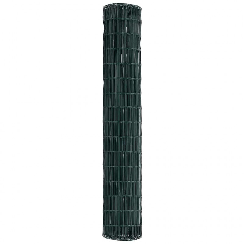 Ogrodzenie Euro Zielony 1,5 x 10 m Żelazo pokryte PVC