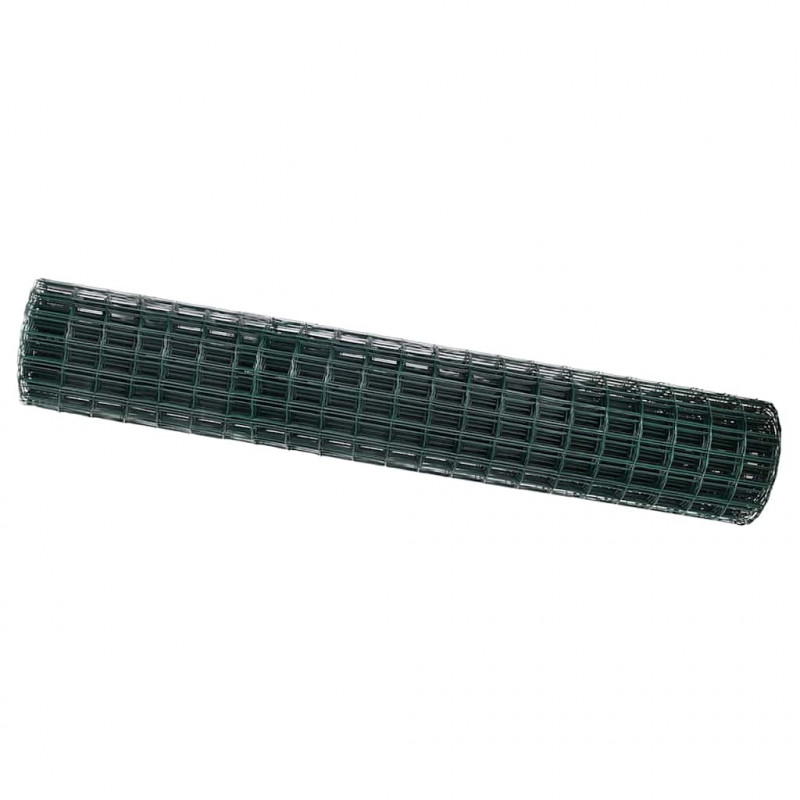 Ogrodzenie Euro Zielony 1,6 x 10 m Żelazo pokryte PVC