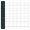 Ogrodzenie Euro Zielony 1,6 x 10 m Żelazo pokryte PVC