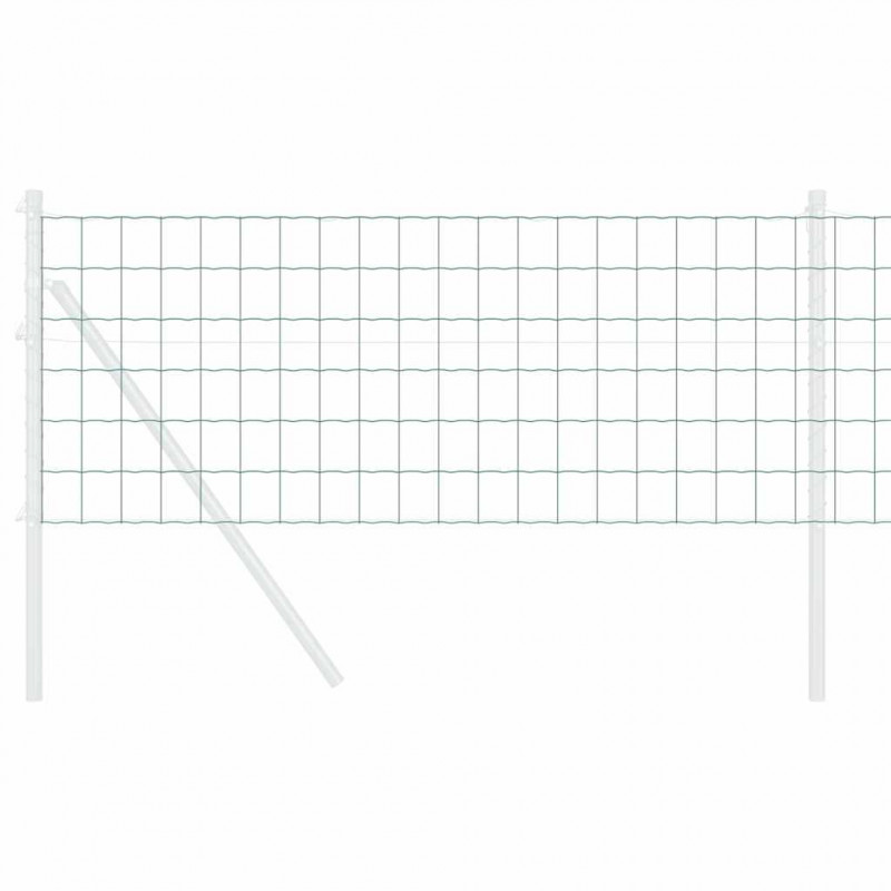 Ogrodzenie Euro Zielony 0,4 x 10 m Żelazo pokryte PVC
