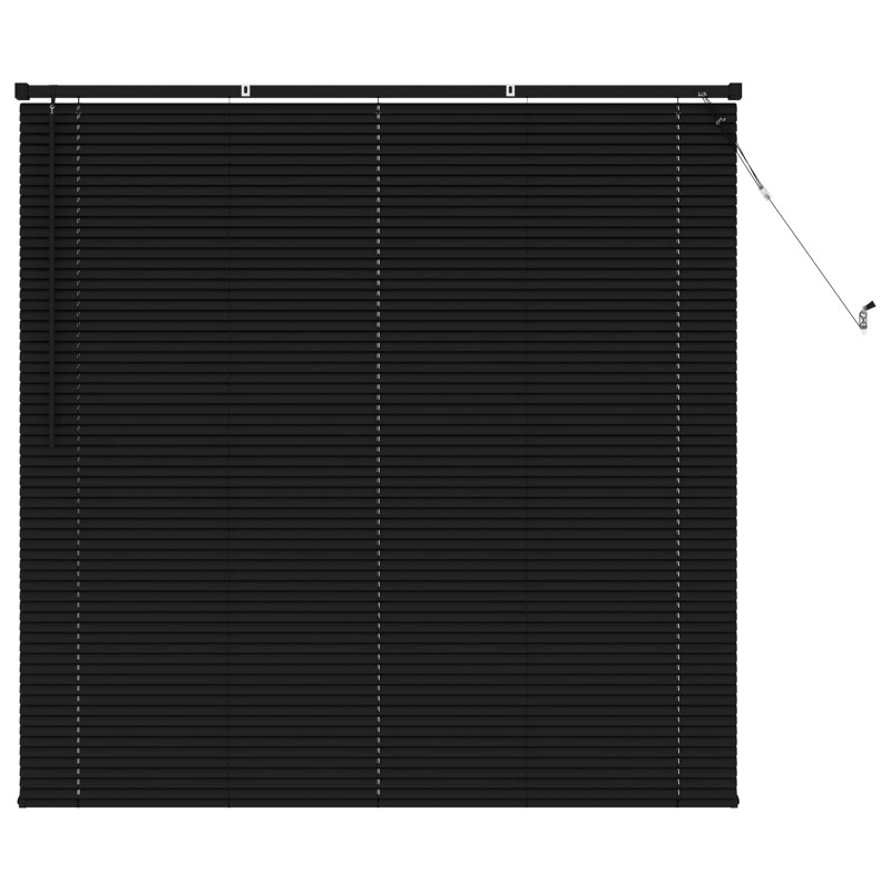 Żaluzja wenecka Z regulacją Czarny 150 x 140 cm PVC