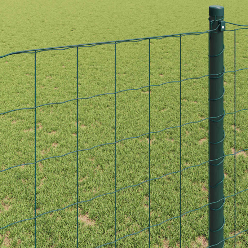 Ogrodzenie Euro Zielony 1 x 10 m Żelazo pokryte PVC