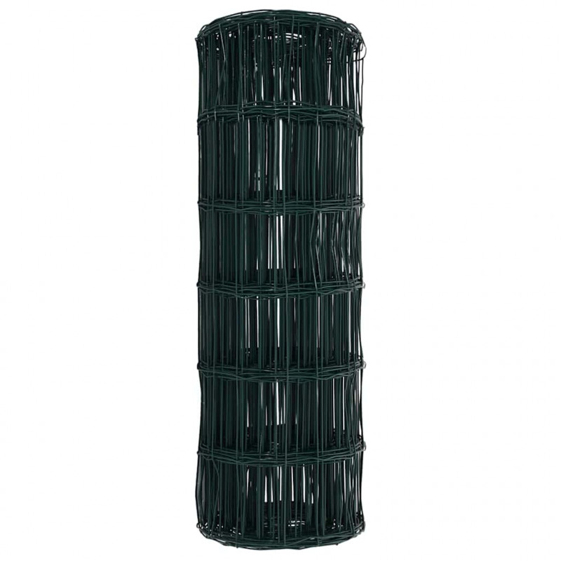 Ogrodzenie Euro Zielony 0,4 x 10 m Żelazo pokryte PVC