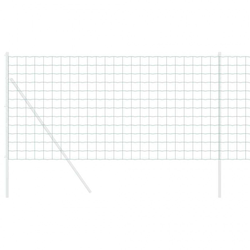 Ogrodzenie Euro Zielony 1,4 x 10 m Żelazo pokryte PVC