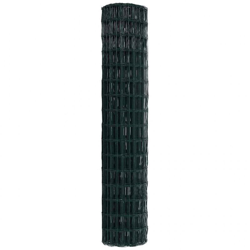 Ogrodzenie Euro Zielony 1.6 x 10m Żelazo pokryte PVC