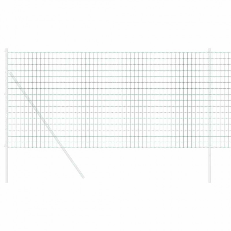Ogrodzenie Euro Zielony 1 x 25m Żelazo pokryte PVC