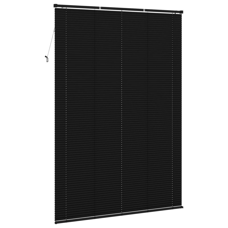 Żaluzja wenecka Z regulacją Czarny 213 x 130 cm PVC