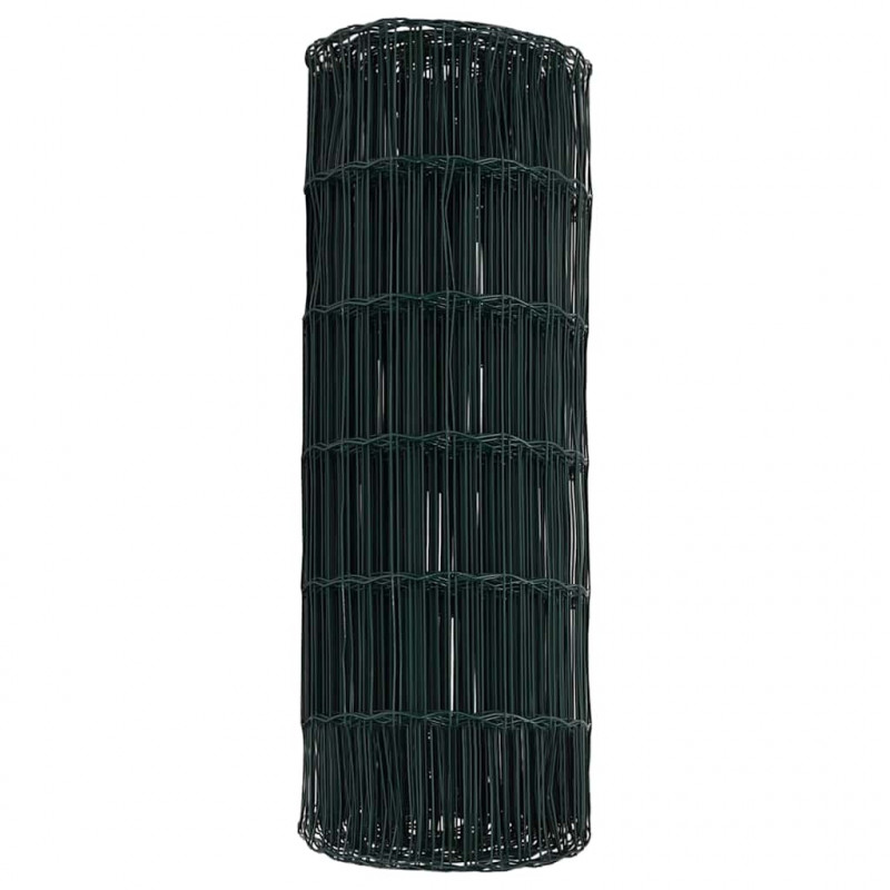 Ogrodzenie Euro Zielony 0,8 x 25 m Żelazo pokryte PVC