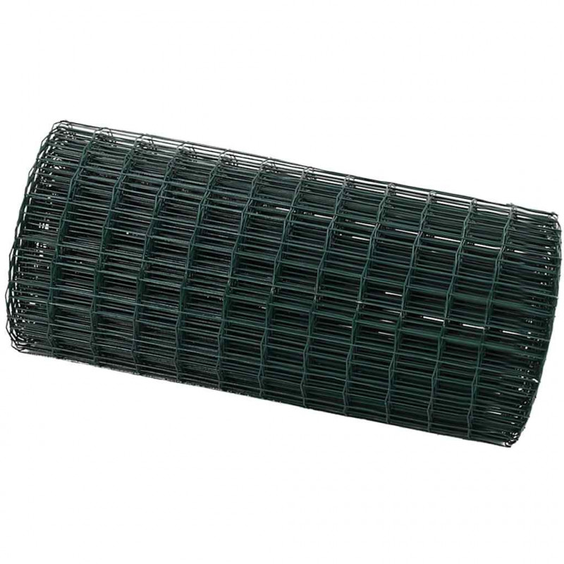 Ogrodzenie Euro Zielony 0,6 x 25 m Żelazo pokryte PVC