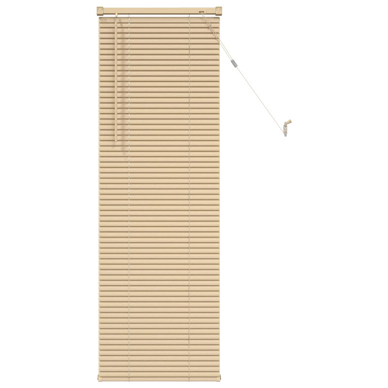 Żaluzja wenecka Jasnobrązowy ze wzorem 150 x 50 cm PVC