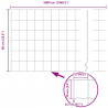Ogrodzenie Euro Zielony 0,6 x 50 m Żelazo pokryte PVC