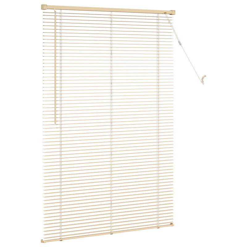 Żaluzja wenecka Jasnobrązowy ze wzorem 150 x 80 cm PVC