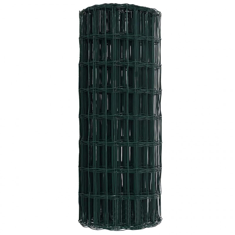 Ogrodzenie Euro Zielony 0,6 x 10 m Żelazo pokryte PVC