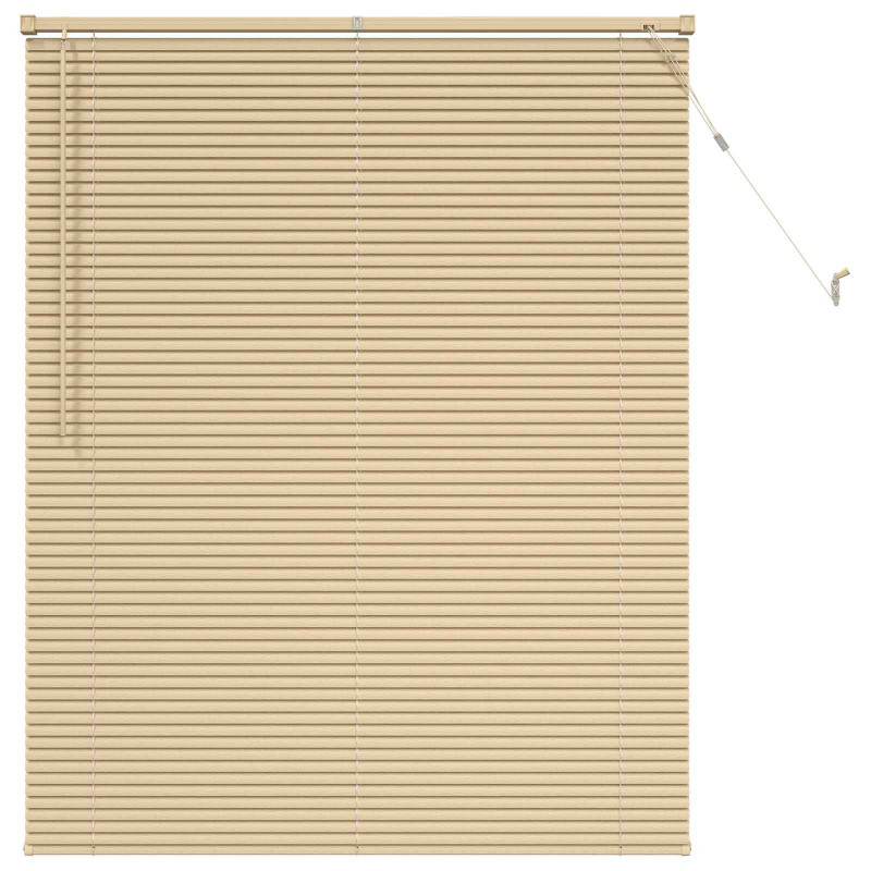 Żaluzja wenecka Jasnobrązowy ze wzorem 150 x 120 cm PVC