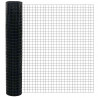 Ogrodzenie Euro Szary 1,5 x 10 m Żelazo pokryte PVC