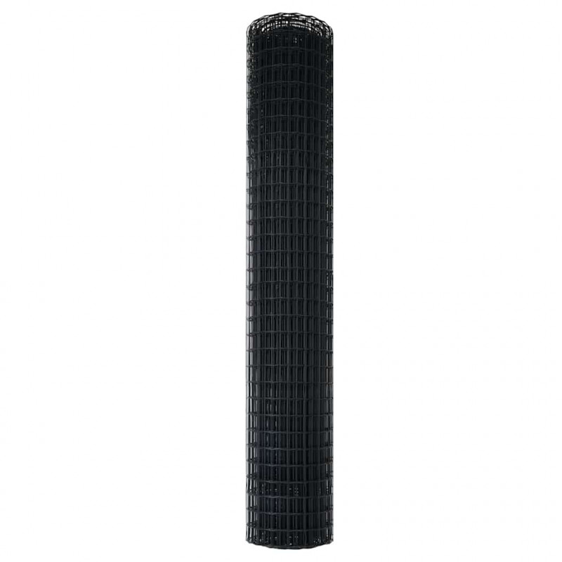 Ogrodzenie Euro Szary 1,6 x 10 m Żelazo pokryte PVC